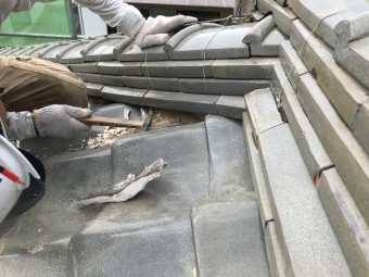 棟漆喰