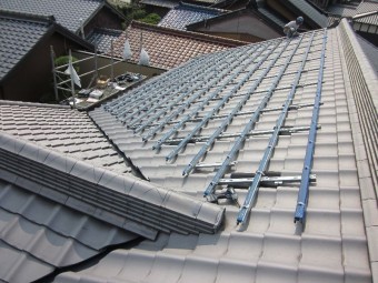 太陽光パネル設置 架台設置