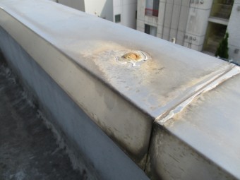 ゴムシート防水劣化