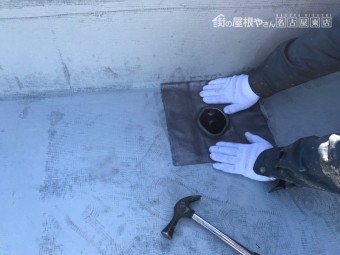 ウレタン防水改修ドレン