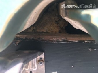 雀口の漆喰