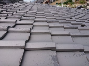 瓦屋根の点検 いぶし瓦