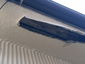 モルタルの落下 屋根からの雨漏り