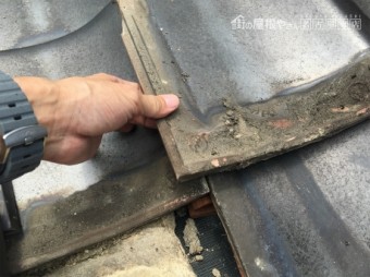 雨漏れ瓦屋根点検