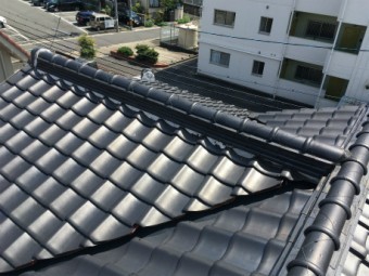 雨漏れ瓦屋根点検