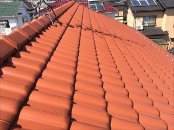 瓦屋根の定期点検