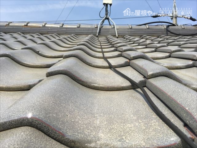 瓦屋根の点検 ラバーロック工法