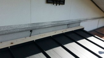 縦ひら屋根葺き