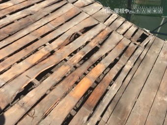 ガルバリウム鋼板 防水シート 葺き替え