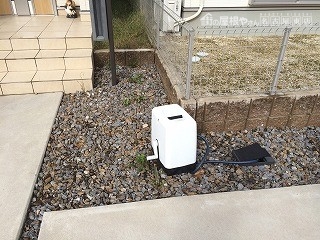 現地調査庭散水栓