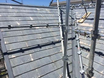 スレート屋根の劣化 カバー工法