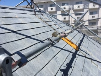 屋根重ね葺き工事