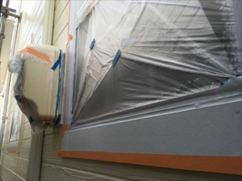 塗装工事 養生
