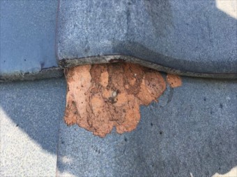 陶器瓦 瓦の凍て