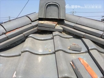 屋根の調査 瓦の不具合