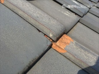 陶器瓦 瓦の凍て