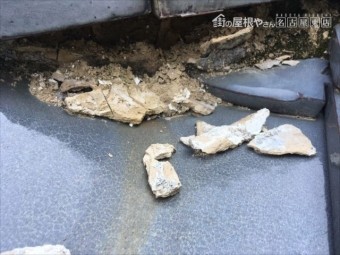 屋根の調査 瓦の不具合