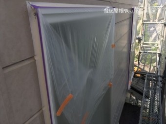 外壁塗装工事 養生