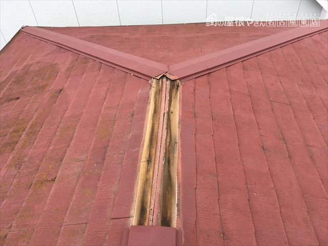 棟板金交換 台風被害