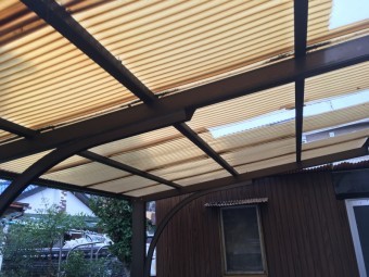 波板 破損・飛散 台風被害
