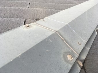 棟板金の被害 台風被害