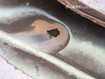 谷板金の雨漏り