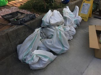 棟の取直し 平板瓦