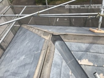 屋根重ね葺き工事