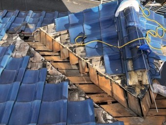 谷板金交換工事