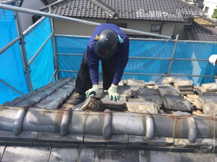 葺き替え工事 日本瓦