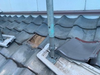 漆喰修繕工事 名古屋市西区 壁際漆喰