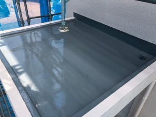 玄関庇完了