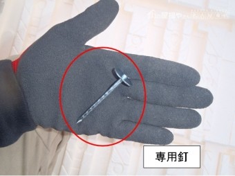 ヤネフキ名人専用釘