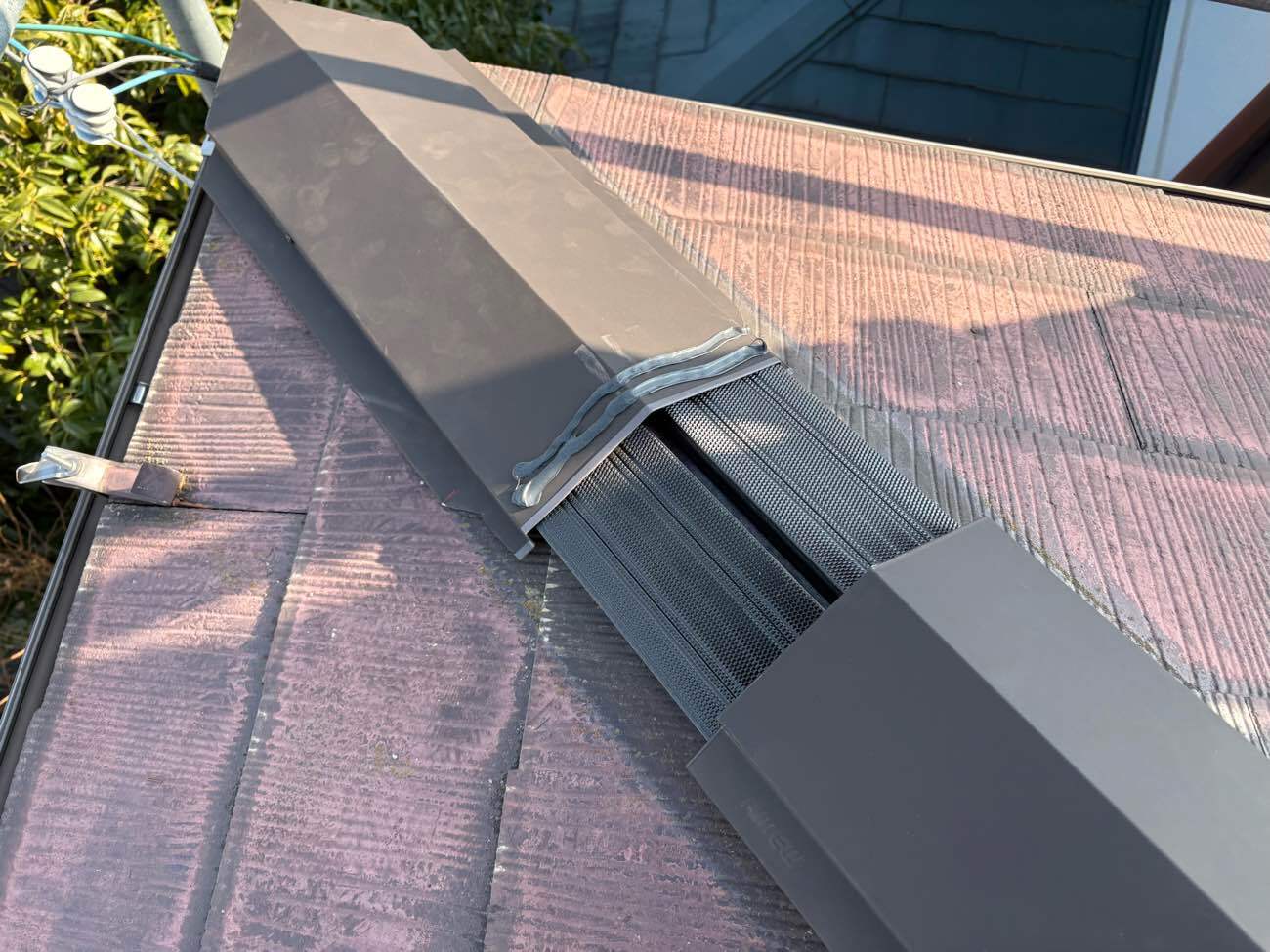 端部の仕上げと最終固定