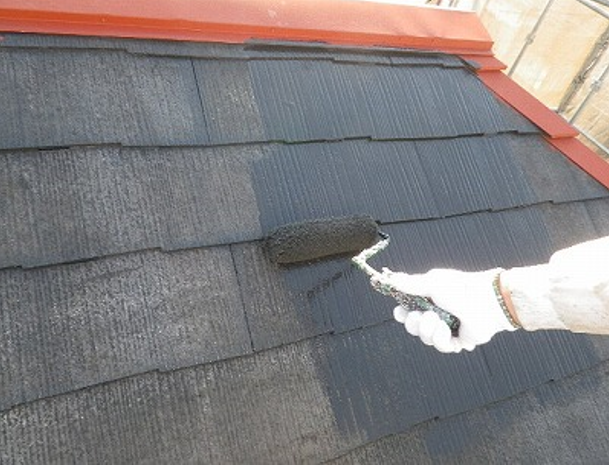 屋根スレート塗装工事