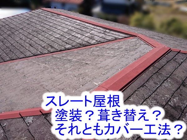 スレート屋根のメンテナンス方法