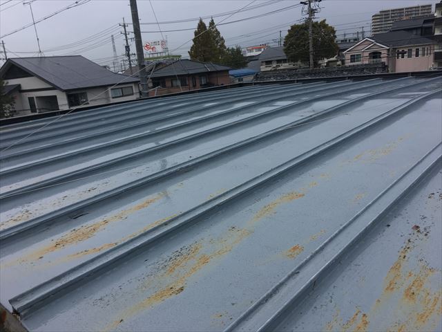 名古屋市名東区でサビが発生したので屋根点検を行いました！
