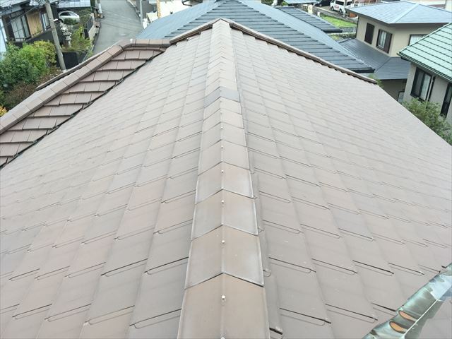 名古屋市名東区で台風による影響？屋根の点検をしたら瓦のズレを発見