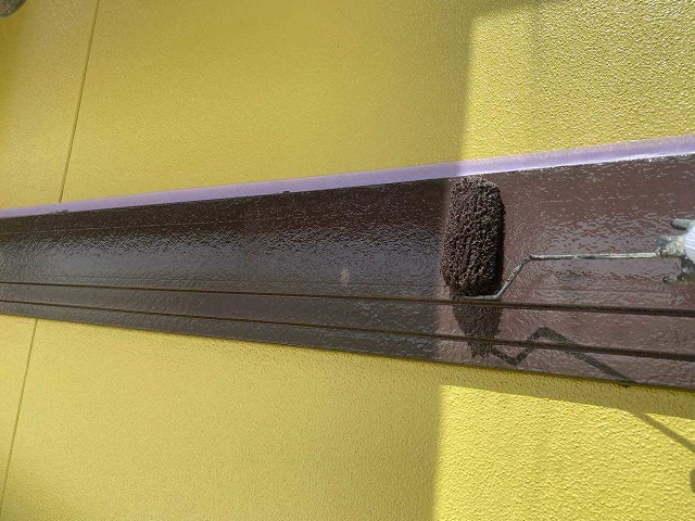 帯板金の塗装