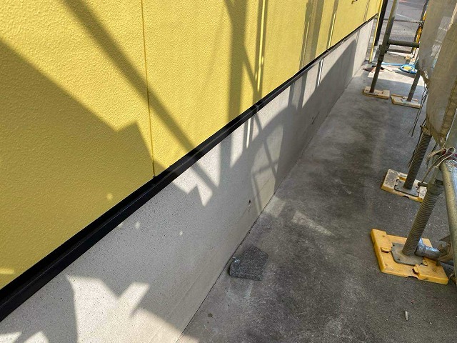 外壁を塗装した後