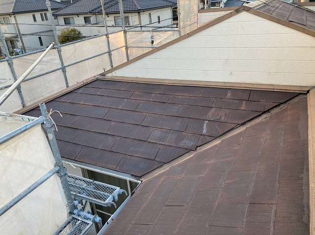 屋根カバー工事前