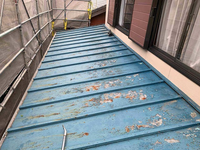 屋根の状態確認