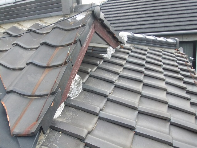 雨漏りが発生した屋根