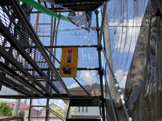 工事に不可欠な足場