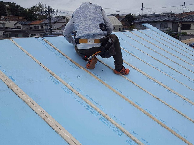 断熱材の施工