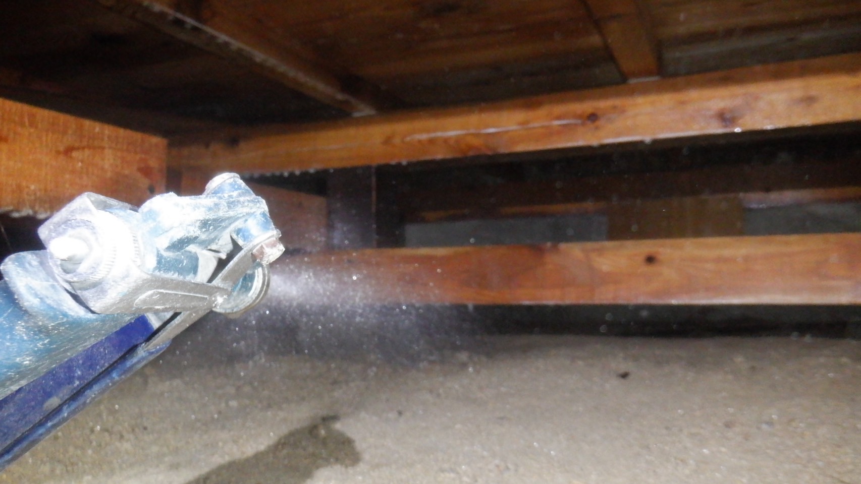 名古屋市南区でOB様の床下のシロアリ対策　防蟻工事をしました
