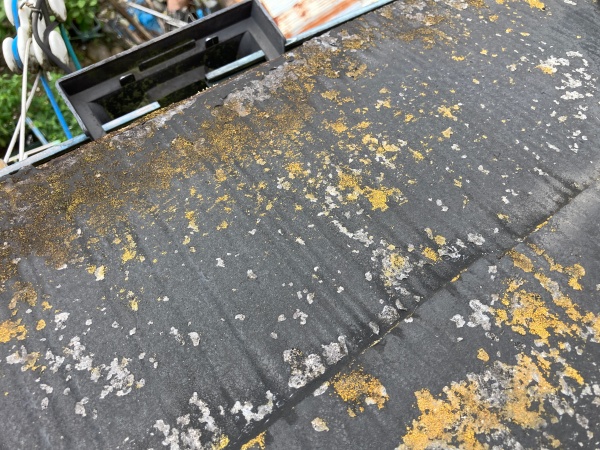 スレート屋根の退色と劣化