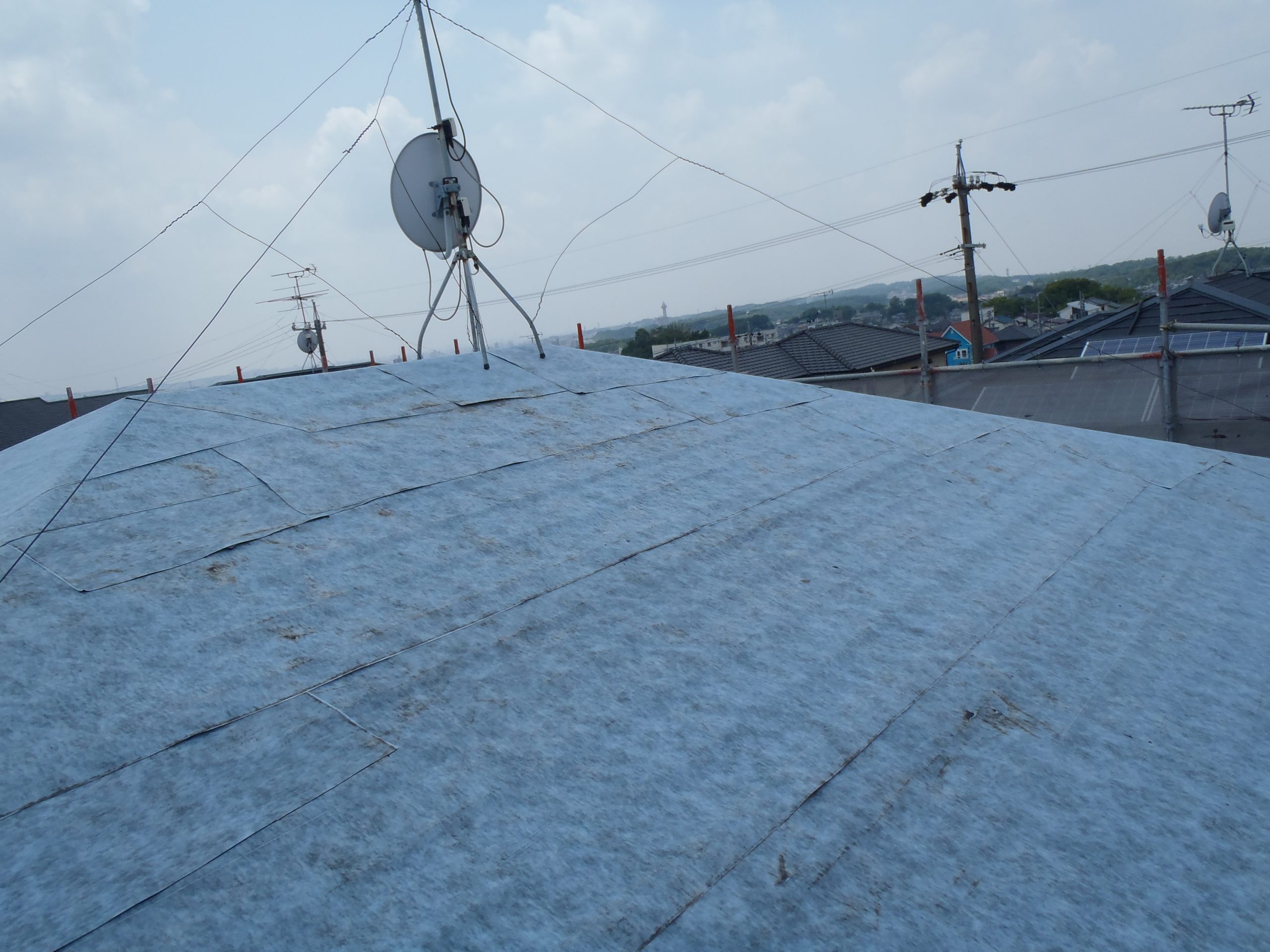 ルーフィング張り1