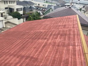 色褪せたスレート屋根